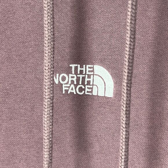 North Face Evolution Hi-Lo Cropped Hoodie Women Size Medium Dusty Rose Gorpcore - Picture 2 of 9